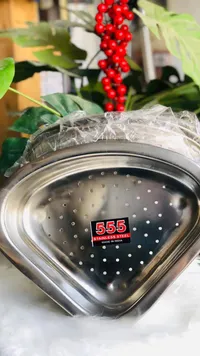 مصفاة زاوية للمطبخ من الستانلس ستيل - 555
