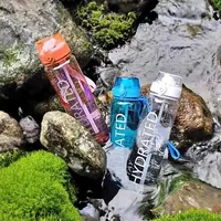 مطرة مياه رياضية شفافة - ستاي هايدريتد (Stay Hydrated)