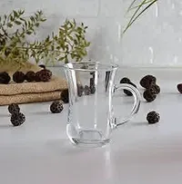 كوب زجاجي شفاف للمشروبات الساخنة