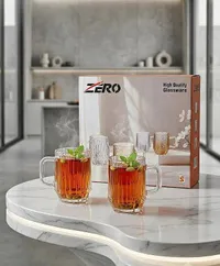 طقم أكواب زجاجية - زيرو (Zero)