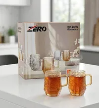 طقم أكواب زجاجية فاخرة - زيرو (Zero)