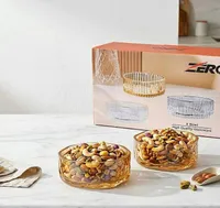طقم زبادي زجاجية فاخرة - زيرو (Zero)