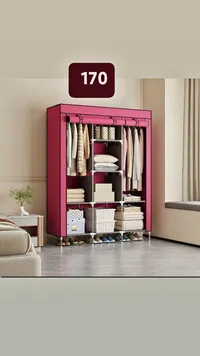 خزانة ملابس قماشية قابلة للطي (Wardrobe)