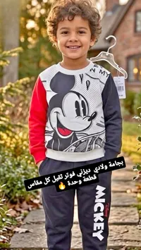 بيجامة ولادي ديزني فوتير (Disney)