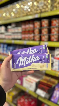 شوكولاتة ميلكا بيضاء - Milka White Chocolate