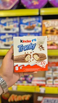 ويفر ترونكي بالشوكولاتة والحليب - كيندر (Kinder)