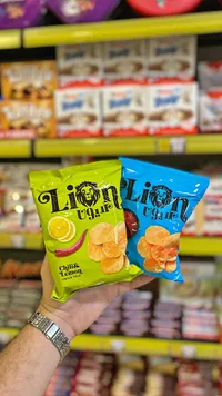 رقائق بطاطس ليون - نكهة الشطة والليمون (Lion)