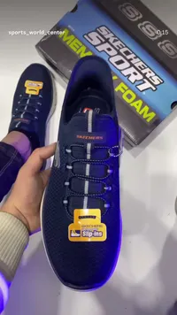 Skechers Slip-Ins - حذاء رياضي أزرق داكن