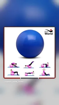 كرة تمرين رياضية - سبورتس وورلد (Sports World)