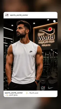 تيشيرت رياضي بدون أكمام - نايكي (Nike)