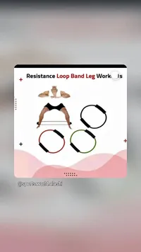 أربطة مقاومة لتمارين الساق (Resistance Loop Band)
