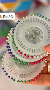 دبابيس كروشيه ملونة - سوق غزة