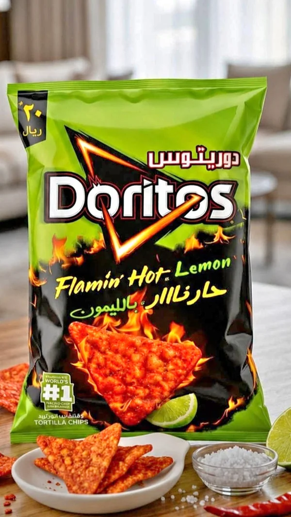 دوريتوس فلامين هوت ليمون (Doritos) - مواد غذائية وبقالة - سوق غزة