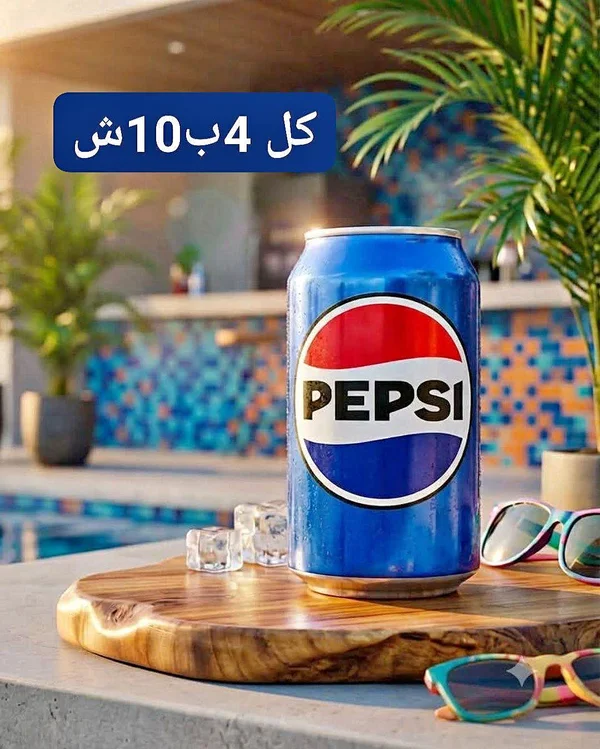 بيبسي (Pepsi) - مواد غذائية وبقالة - سوق غزة