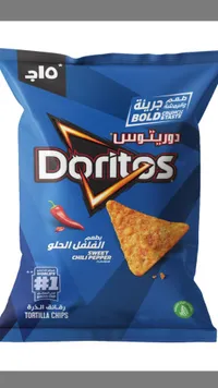 رقائق ذرة دوريتوس بنكهة الفلفل الحلو (Doritos)