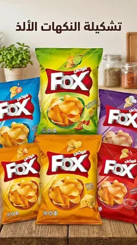 رقائق بطاطس مقرمشة - فوكس (Fox)