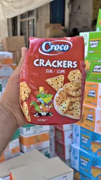 مقرمشات كروكو بالسمسم (Croco)
