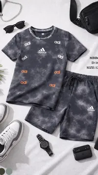طقم ملابس صيفي للأطفال - أديداس (Adidas)