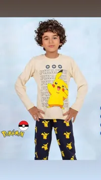 بيجامة بيكاتشو للأطفال