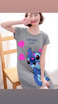 تيشيرت نسائي رمادي - Certified Cute