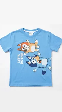 تيشيرت أطفال بطبعة بلوئي (Bluey)