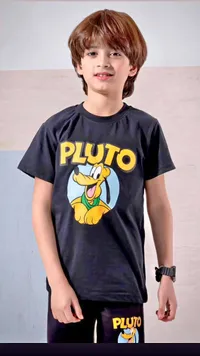 طقم ملابس أطفال صيفي بتصميم بلوتو (Pluto)
