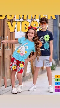 طقم ملابس صيفية للأطفال - سمر فايبز (Summer Vibes)