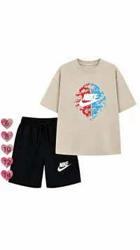 طقم ملابس صيفي للأطفال - نايكي (Nike)