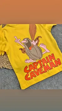 تيشيرت أطفال بطبعة كابتن كيفمان (Captain Caveman)