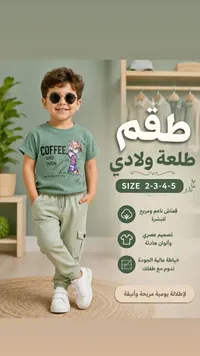 طقم ملابس أولادي