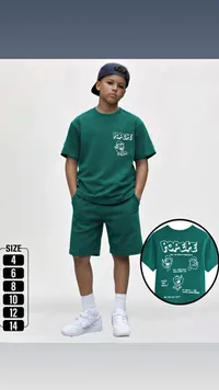 طقم شورت وتيشيرت بوباي (Popeye)