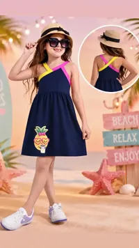 فستان أطفال بطبعة أناناس (Kids Dress)