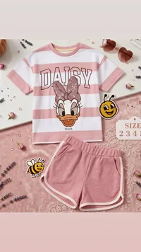 طقم ملابس أطفال ديزي داك (Daisy Duck)