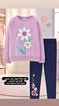 طقم بلوزة وبنطلون بناتي - Alice