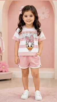 طقم ملابس أطفال ديزي داك (Daisy Duck)