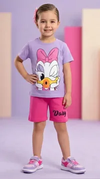 طقم بيجاما ديزي بطبعة بطة (Daisy)