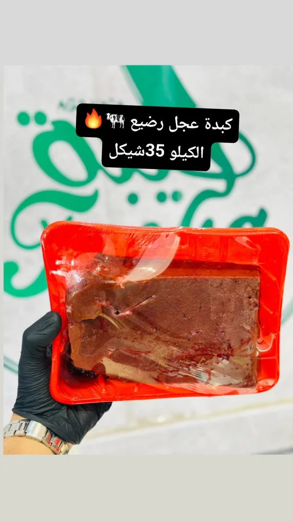 كبدة عجل رضيع - مواد غذائية وبقالة - سوق غزة
