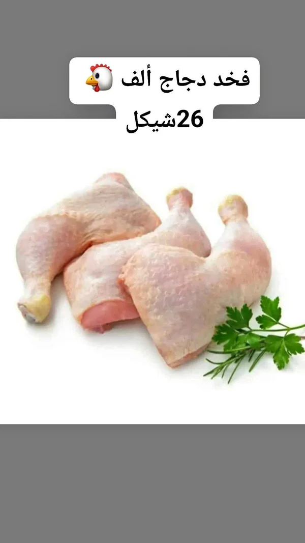 فخد دجاج - ألف - مواد غذائية وبقالة - سوق غزة