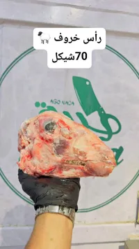 رأس خروف طازج - ملحمة أغونادا (Agonada) - سوق غزة