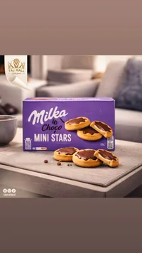 ميلكا مini ستارز - بسكويت بالشوكولاتة