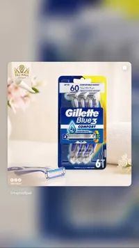 شفرات حلاقة بلو 3 كومفورت - جيليت (Gillette)