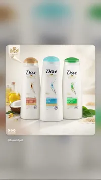 شامبو دوف للعناية المغذية والشعر (Dove)
