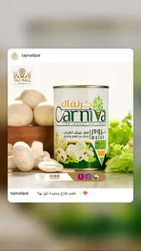 فطر عيش الغراب شرائح - كرنفال (Carniva)