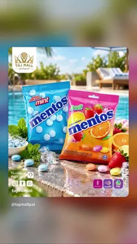منتوس نعناع وفواكه (Mentos)