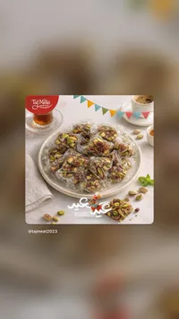 حلقوم بالمكسرات - تاج ميت
