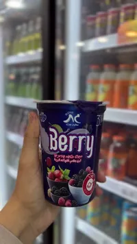 لبن زبادي بالفواكه البرية - محلية جت (Jat)