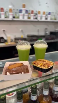 عصير أخضر طازج - مشروب صحي