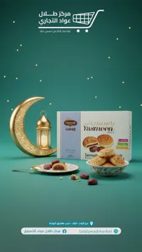 ياسمين بالسميد - Yasmeen Semolina Cookies