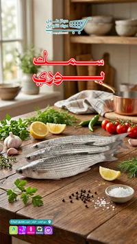 سمك بوري طازج - مركز طلال عواد التجاري