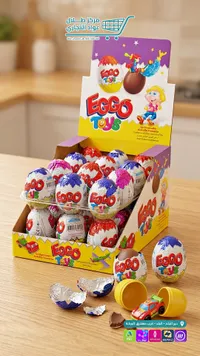 بيض الشوكولاتة مع لعبة - إيغو تويز (Eggo Toys)